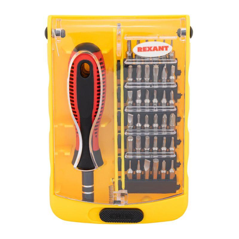 Набор отверток для точечных работ (37 предметов) REXANT 12-4702