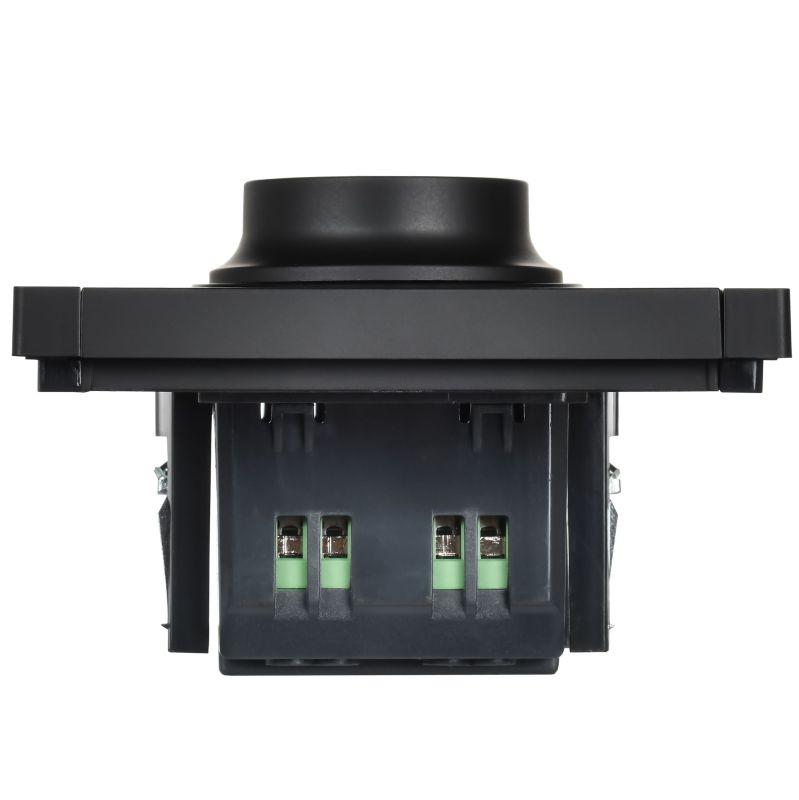 Светорегулятор поворотно-нажимной СП FORTE&PIANO 600Вт FP154 черн. IEK FP-D20-0600-K02