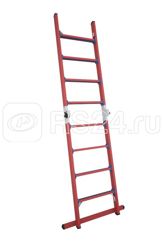 Лестница диэлектрическая ЛСПТД-1.5 трансформируемая в стремянку стеклопластик. Антиток Д413732