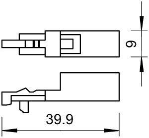 Устройство защиты от импульсных перенапр. УЗИП для телекоммуникационных сетей 180В LSA-BF-180 OBO 5084024