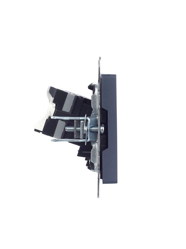Розетка компьютерная СП RJ45 кат.5E BRITE РК10-БрМ механизм маренго IEK BR-K10-1-K35