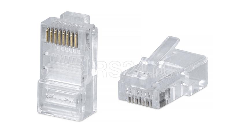 Коннектор RJ45(8P8C) кат.5E неэкранир. универс. (уп.100шт) TOKOV ELECTRIC TKE-CNR-5E24-UTP