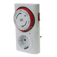 Таймер недельный мех. с заземл. 3.5кВт Duwi 05163 3