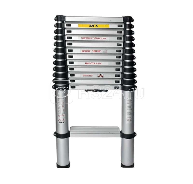 Лестница телескопическая 3.2м без чехла SHTOK 20013