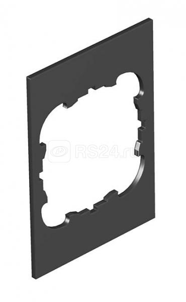 Крышка для напол. бокса Telitank на 1 устройство EK 55х77мм ПВХ T4B P1S 9011 черн. OBO 7408236