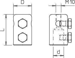 Заглушка торцевая 101 IES-16 Rd 8-10 OBO 5408395