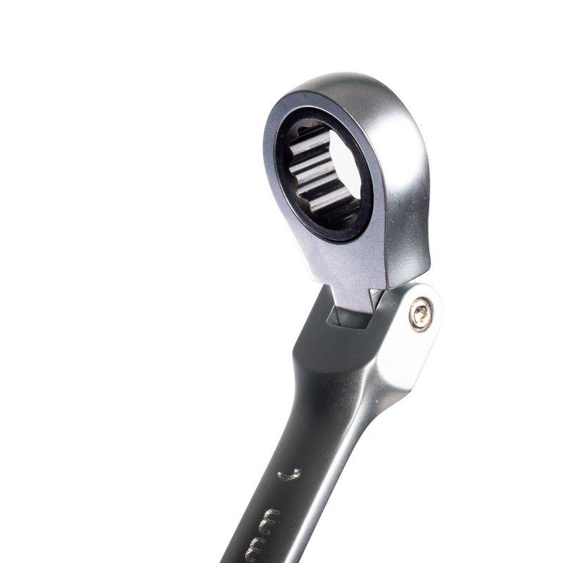 Ключ гаечный трещоточный с шарниром 19 мм КВТ 79199