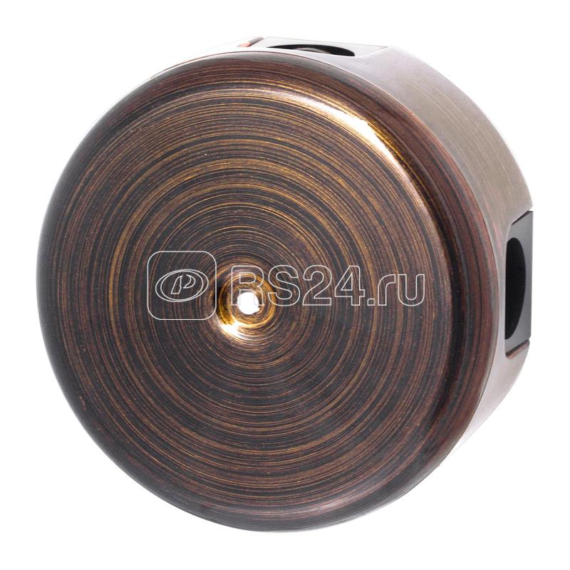 Коробка распределительная 110х35мм ЛИЗЕТТА ABS-пластик бронза BIRONI B1-522-25-K