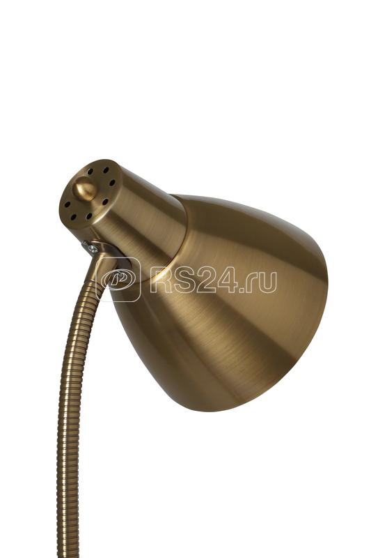 Светильник напольный РУНА/торшер 40Вт 220В ЛОН Е27 без лампы античная латунь Трансвит 49271