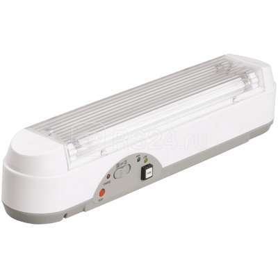 Светильник ЛБА 3923A 2х8Вт акк. 3ч. T5/G5 IEK LLBA1-3923A-2-08-K01