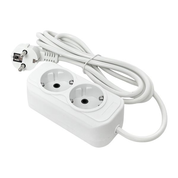 Удлинитель 2х3м с заземл. 16А IP20 Эксперт 3.0кВт ПВС 3х1 EKF UBA16-310-2-03