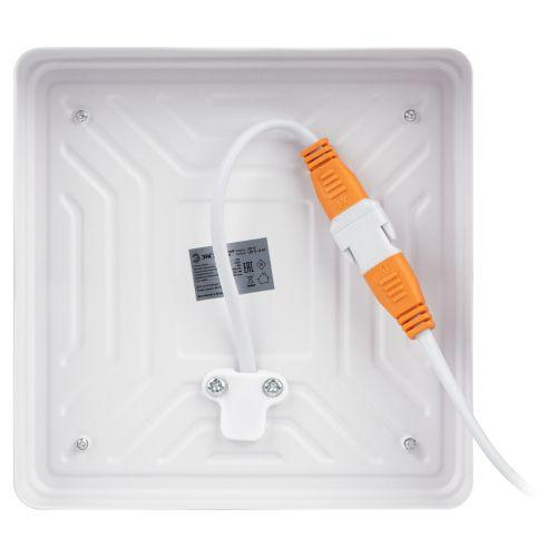 Светильник светодиодный LED 16-18-4K 18Вт 4000К накладной квадратный Эра Б0054338