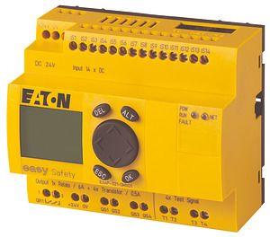 Реле безопасности EASYSafety 24В DC 14DI 4DO -Транс 1Do реле дисплей EASYNet ES4P-221-DMXD1 EATON 111017