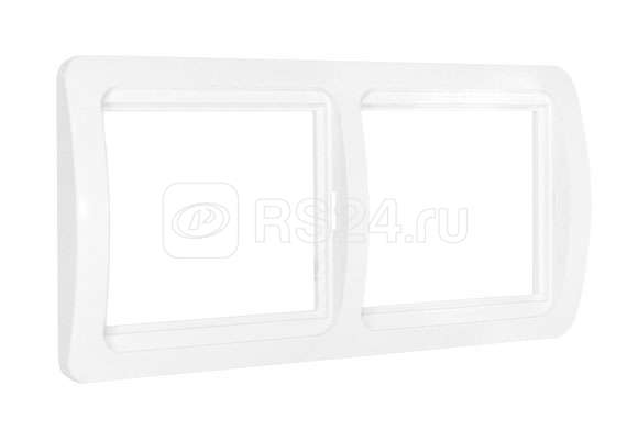 Рамка 2-м Валери горизонт. бел. UNIVersal ВР002Г