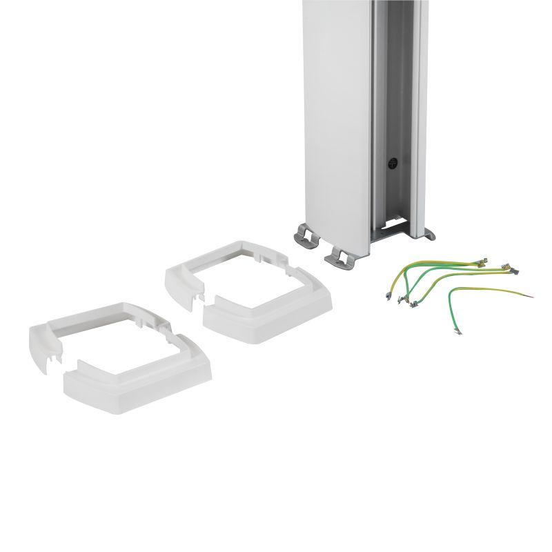 Колонна универсальная 2 секции 2.77м с возможн. увелич. выс. до 4.05м с алюм. крышкой бел. Leg 653130