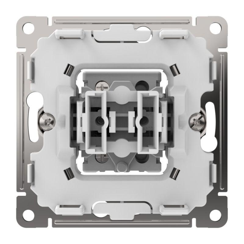 Выключатель 1-кл. ArtGallery (сх. 1) 10AX сталь SE GAL000911