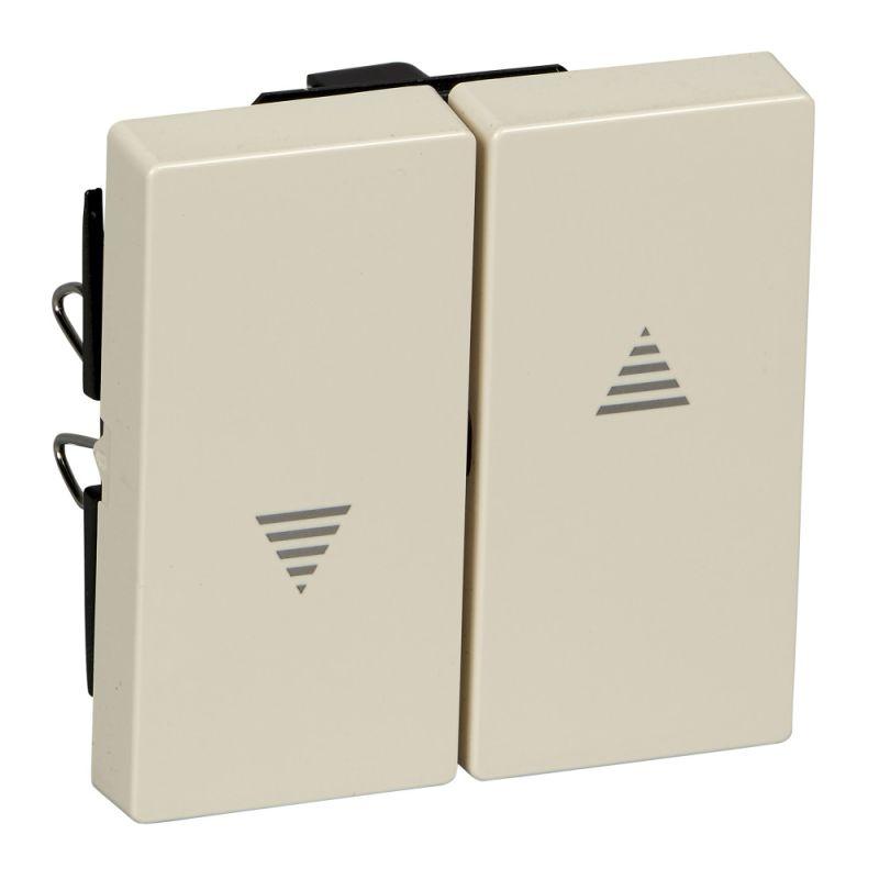 Клавиша 2-кл. Merten для рольставней беж. SchE MTN432444