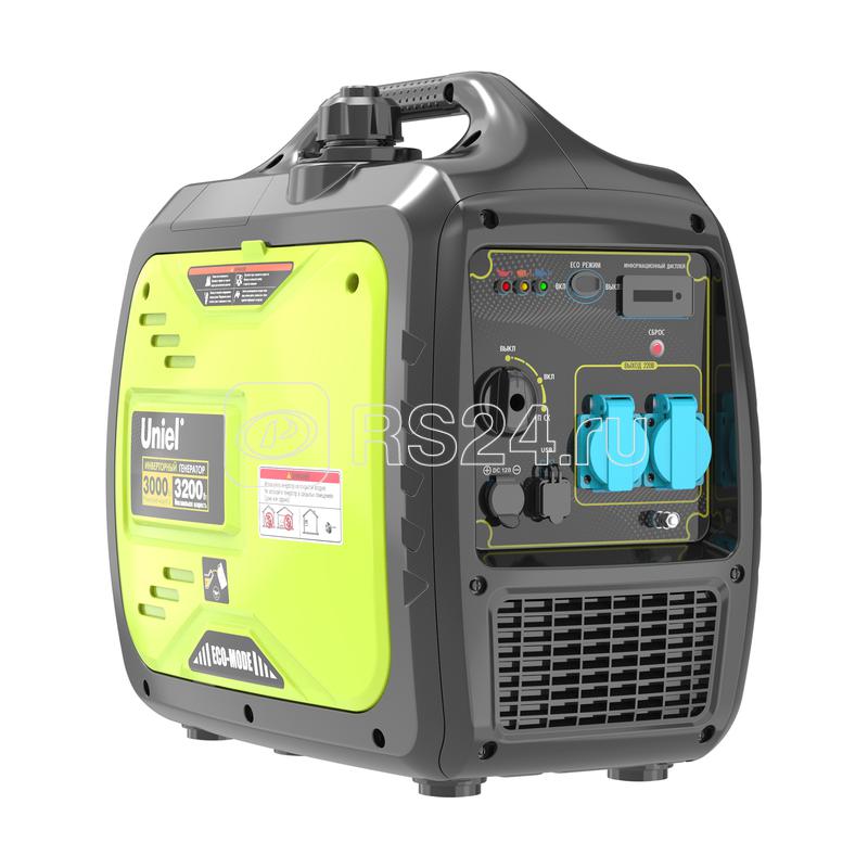 Генератор бензиновый инверторный URS-P3500i 1ф макс. мощность 3.2кВт ручной стартер TM Uniel UL-00012854