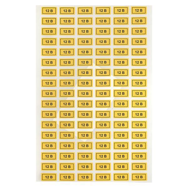 Наклейка "12В" 10х15мм EKF an-2-01