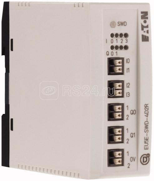 Модуль ввода/вывода EU5E-SWD-4D2R 24VDC 4DI 2DO реле 3А EATON 116383