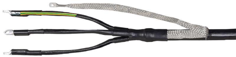 Муфта концевая ПКВ(Н)тпбэ 3х35/50 с болт. наконечн.; ППД ПВХ/СПЭ изоляция 1кВ IEK UZM-XLBK1-NVN3-3550SZ