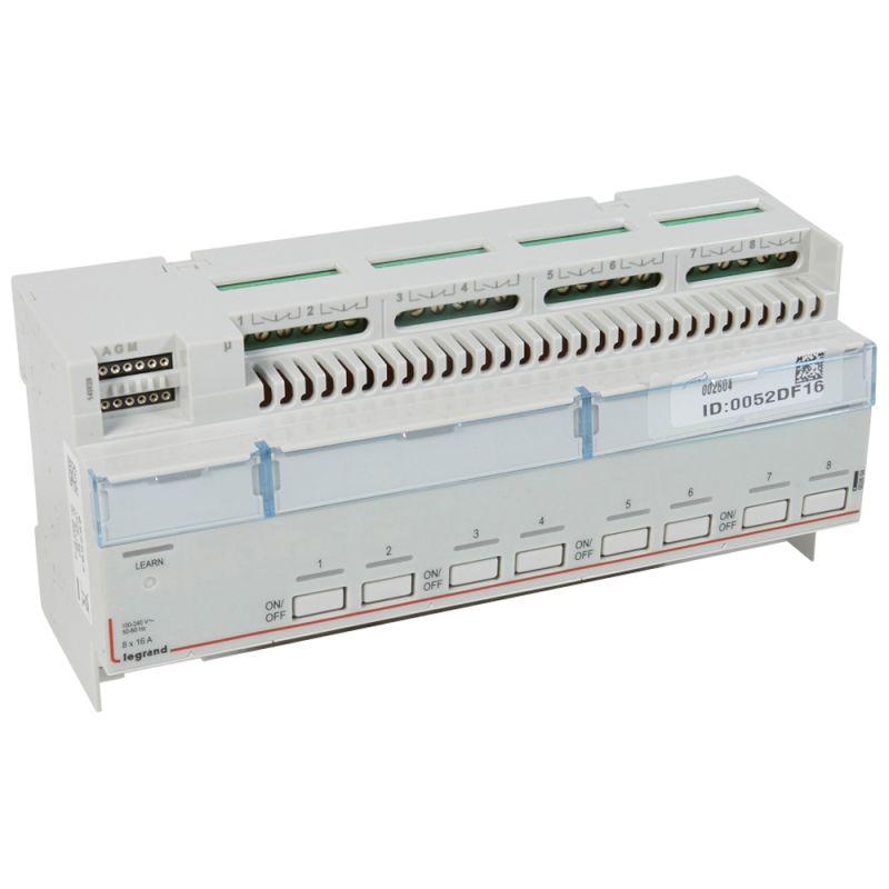 Активатор релейный MyHOME SCS DIN 8х16А Leg 002604