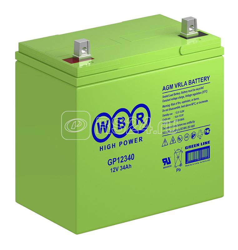 Аккумулятор 12В 34А.ч WBR GP12340 WBR