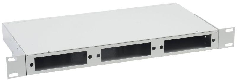 Кросс оптический распред. 1U до 24 портов (без планок под 8п-3шт) ITK FOBX24-1U-000
