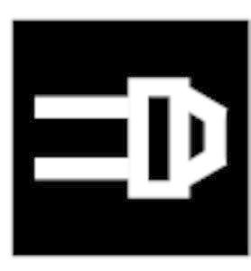 Шильдик символ остановки шпинделя 814TQ25 EATON 047425