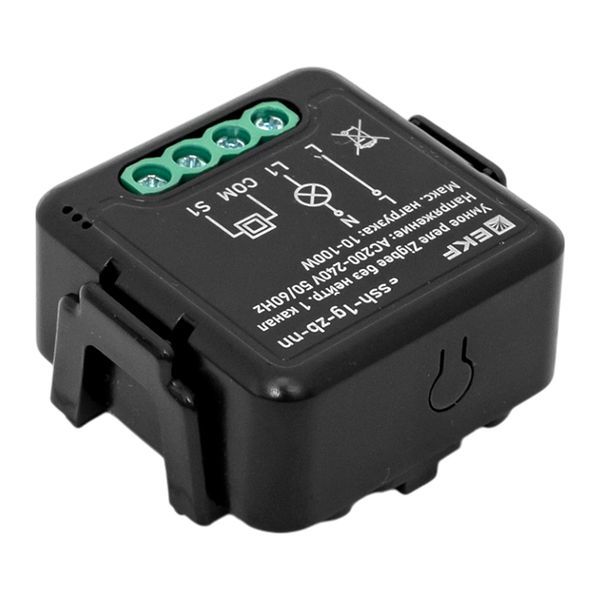 Реле умное в подрозетник 1-канальное Zigbee Connect Select без нейтрали EKF ssh-1g-zb-nn