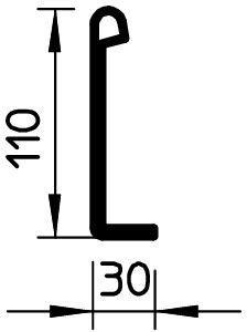 Колпачок защитный для лотков SKH 110 OR OBO 6222553