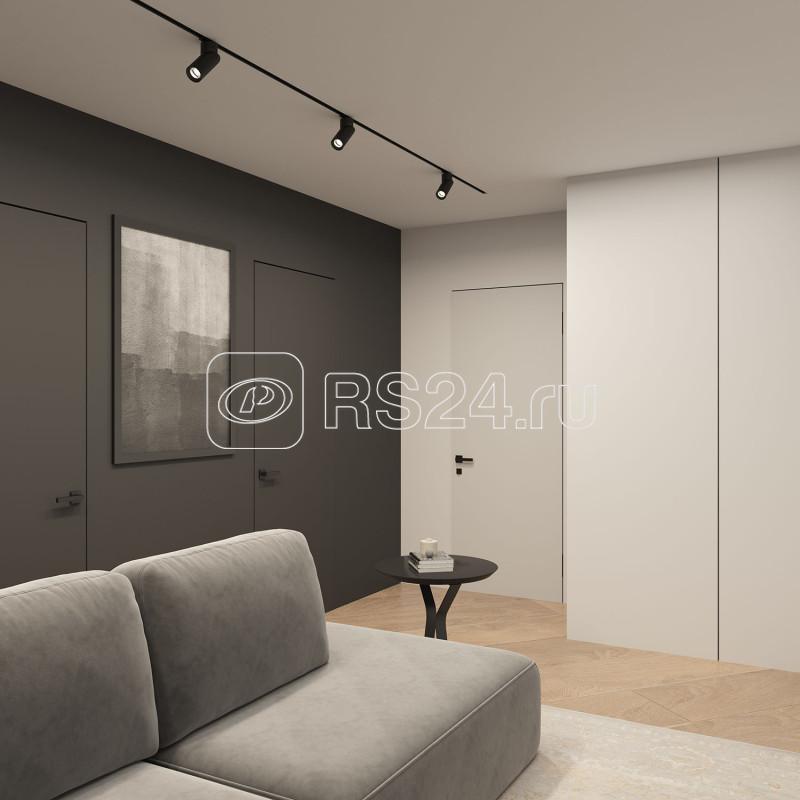 Светильник трековый 15Вт GU10 IP20 алюм. черн. DENKIRS 716871