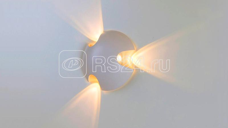 Светильник настенный BRAND LWA0121C-WH-WW3х 3Вт 3000К IP54 бел. DesignLed 00-00002801