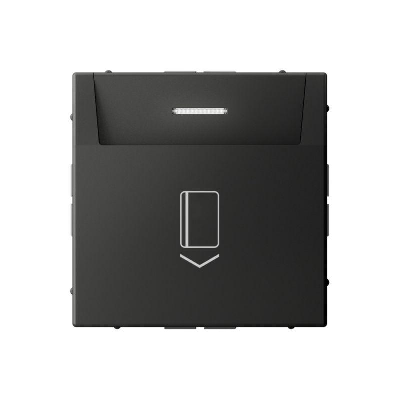 Выключатель карточный ArtGallery 10А без задержки времени быстрозажим. клем. базальт SE GAL001414S