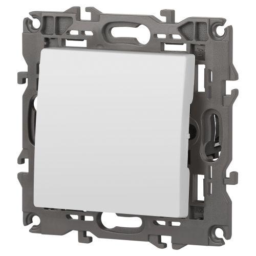 Кнопка Elegance 250В 10АХ бел. матов. 14-1111-01М Эра Б0065810