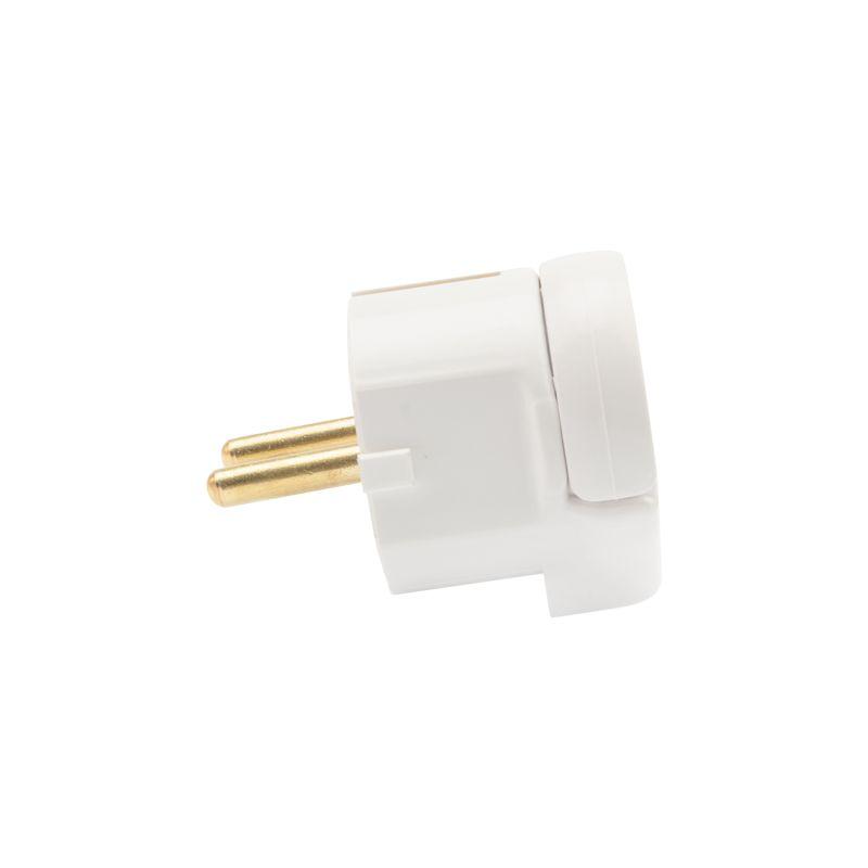 Вилка Евро 16А угловая с заземл. с кольцом PROCONNECT 11-8504