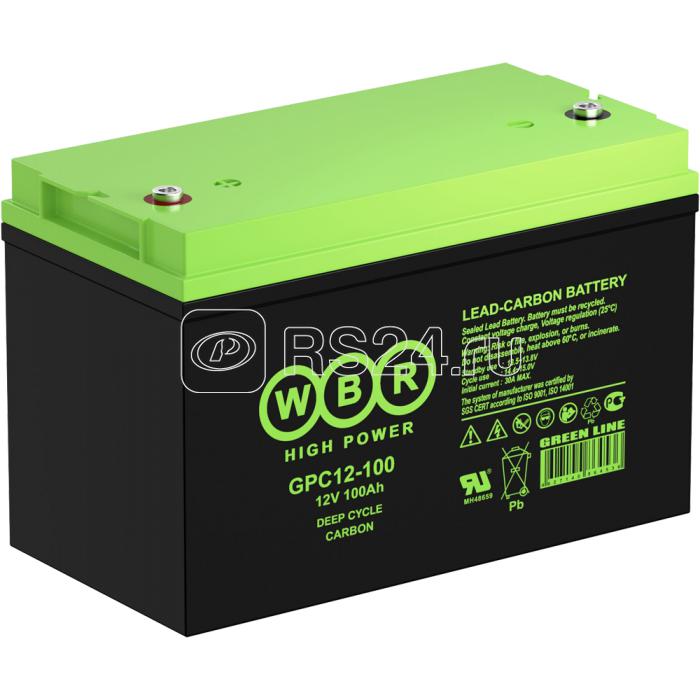 Аккумулятор тяговый 12В 100А.ч WBR GPC12-100 WBR
