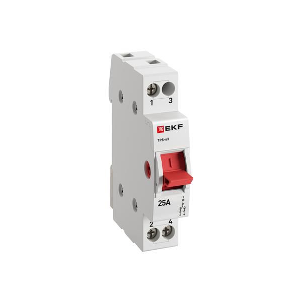 Переключатель трехпозиционный ТПС-63 1P 25А PROxima EKF TPS125