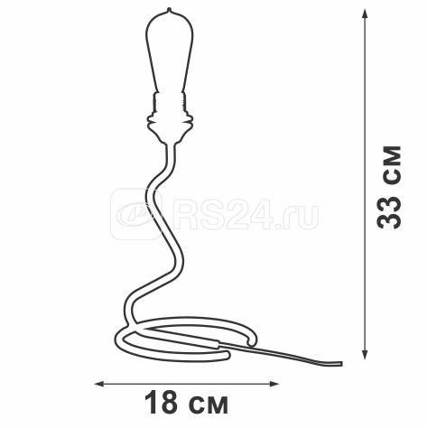 Светильник настольный 1хE27 макс. 60Вт Vitaluce V4752-1/1L
