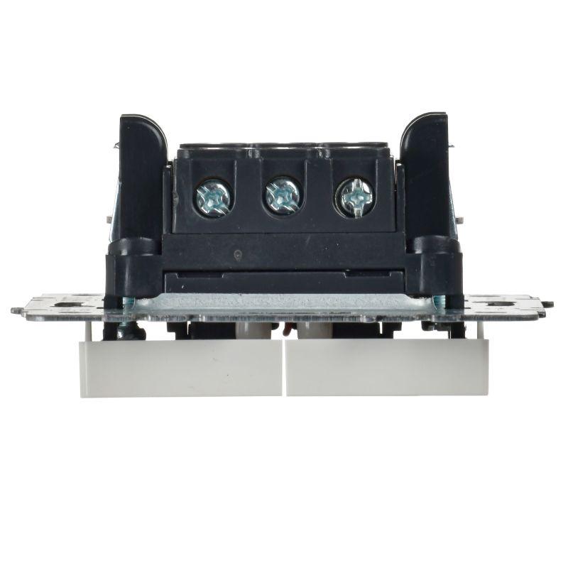 Выключатель проходной 2-кл. СП BRITE ВС10-2-6-БрБ 10А механизм бел. IEK BR-V22-0-10-K01