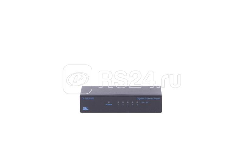Коммутатор 5 портов 10/100/1000 Мбит/сек пластик. корпус GIGALINK GL-SW-G205