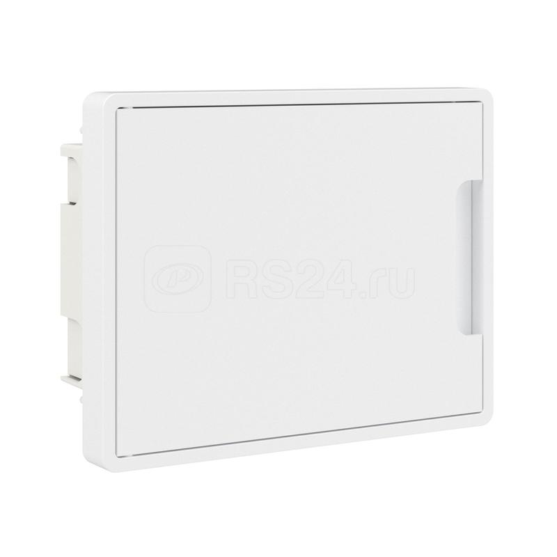 Щиток 8 мод встраиваемый FRAME с бел. дверцей с 2 шинами PEN на 6 и 8 отв. бел. DKC F08B1WW