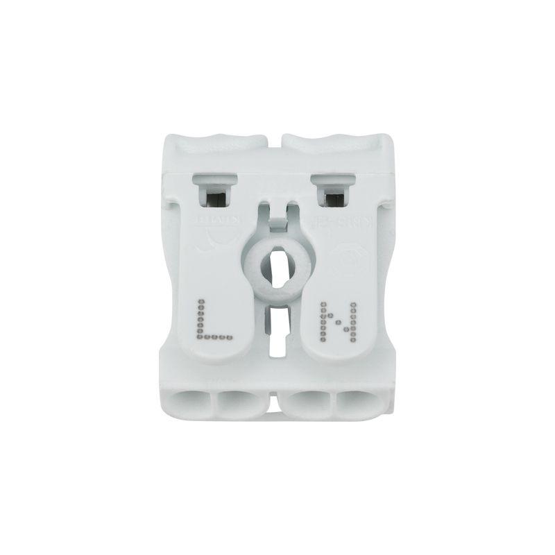 Клемма пружинная соединительная КСП 2-полюсная с монтажными ножками (уп.100шт) Rexant 07-6214-1