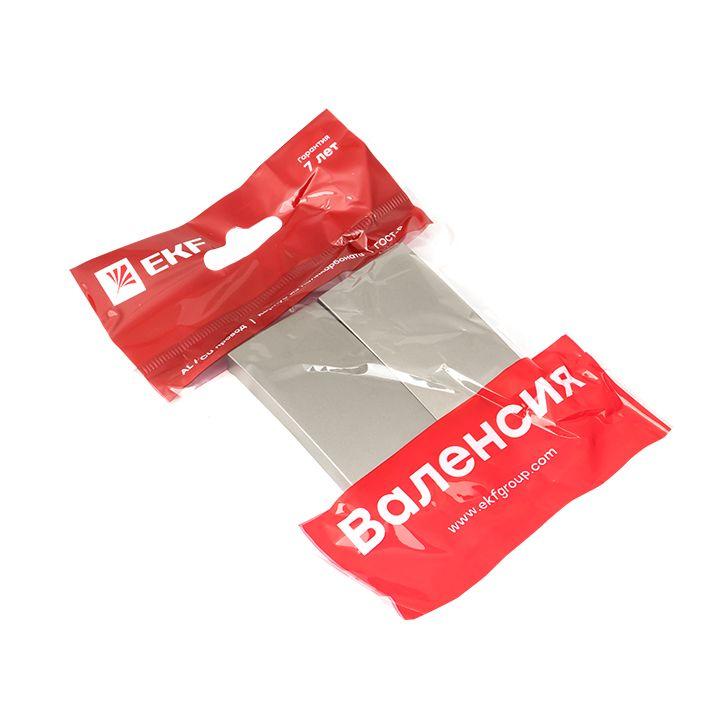 Панель лицевая Валенсия для выключателя 2-кл. 10А кашемир PROxima EKF ESV10-L-023-40