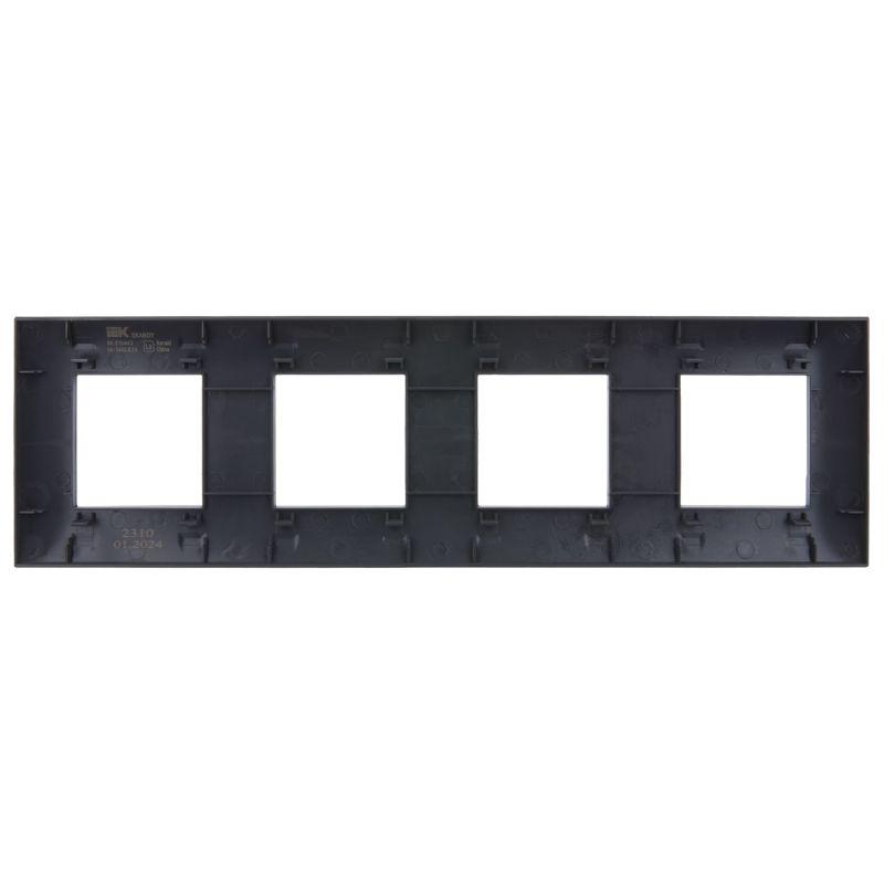 Рамка 4-м SKANDY SK-F04G графит IEK SK-M42-K53