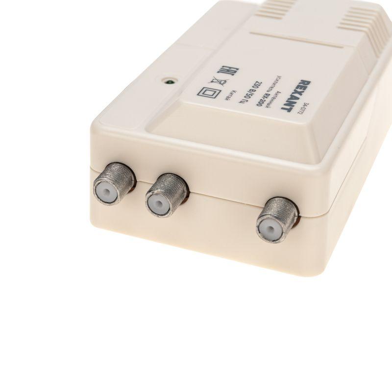 Усилитель антенный ТВ сигнала на 2 выхода RX-200 Rexant 34-0772