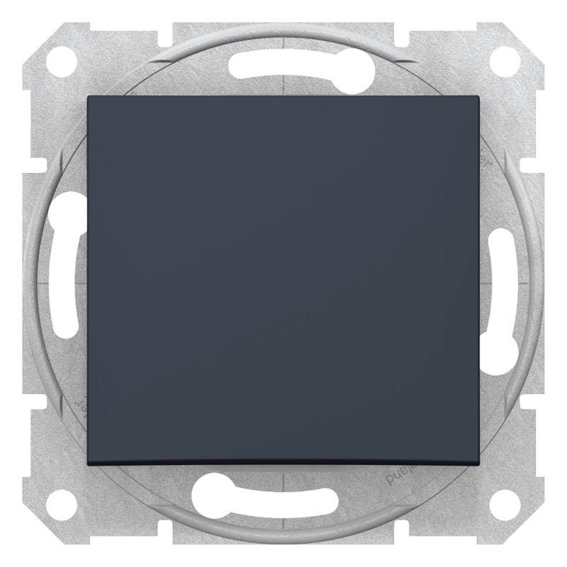 Кнопка выключателя СП 2 напр. Sedna графит SchE SDN0420170