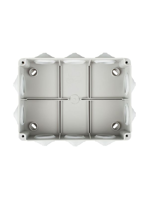 Коробка распаячная ОП 190х140х70 IP44 КМ41243 RAL7035 IEK UKO11-190-140-070-K41-44