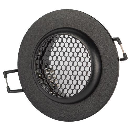 Светильник KL109 MR16 GU5.3 встраив. алюм. BK черн. матов. ЭРА Б0061826