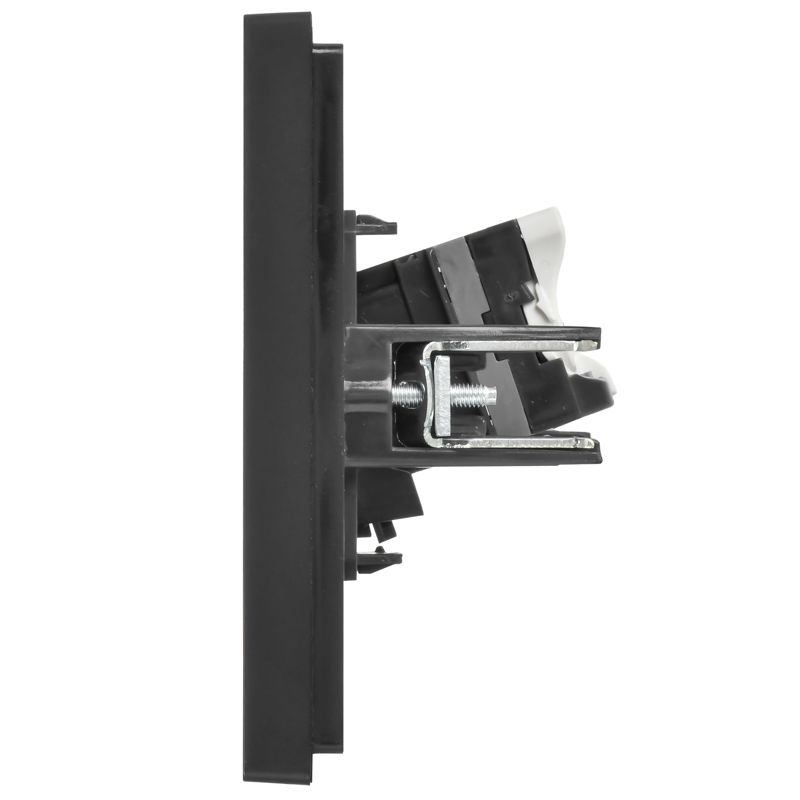 Розетка компьютерная RJ45 кат.5E FORTE&PIANO FP132 черн. IEK FP-K10-1-K02